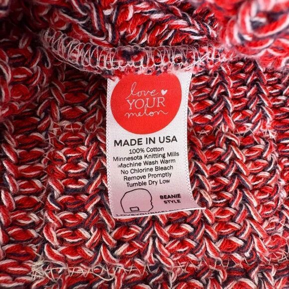 Love Your Melon x Minnesota Twins Baseball Red Knit Winter Beanie Hat Unisex - Picture 7 of 8